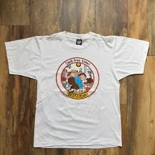 Vintage 1992 Dads Free Time Funny Shirt Fathers Day Large