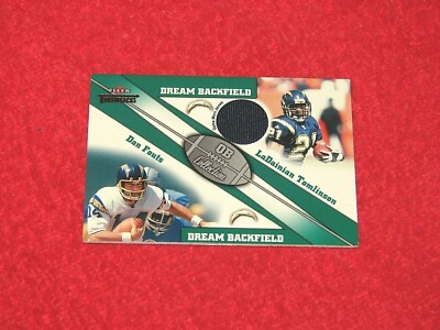 LADAINIAN TOMLINSON 2002 FLEER THROWBACKS DREAM BACKFIELD JERSEY (F-2157)