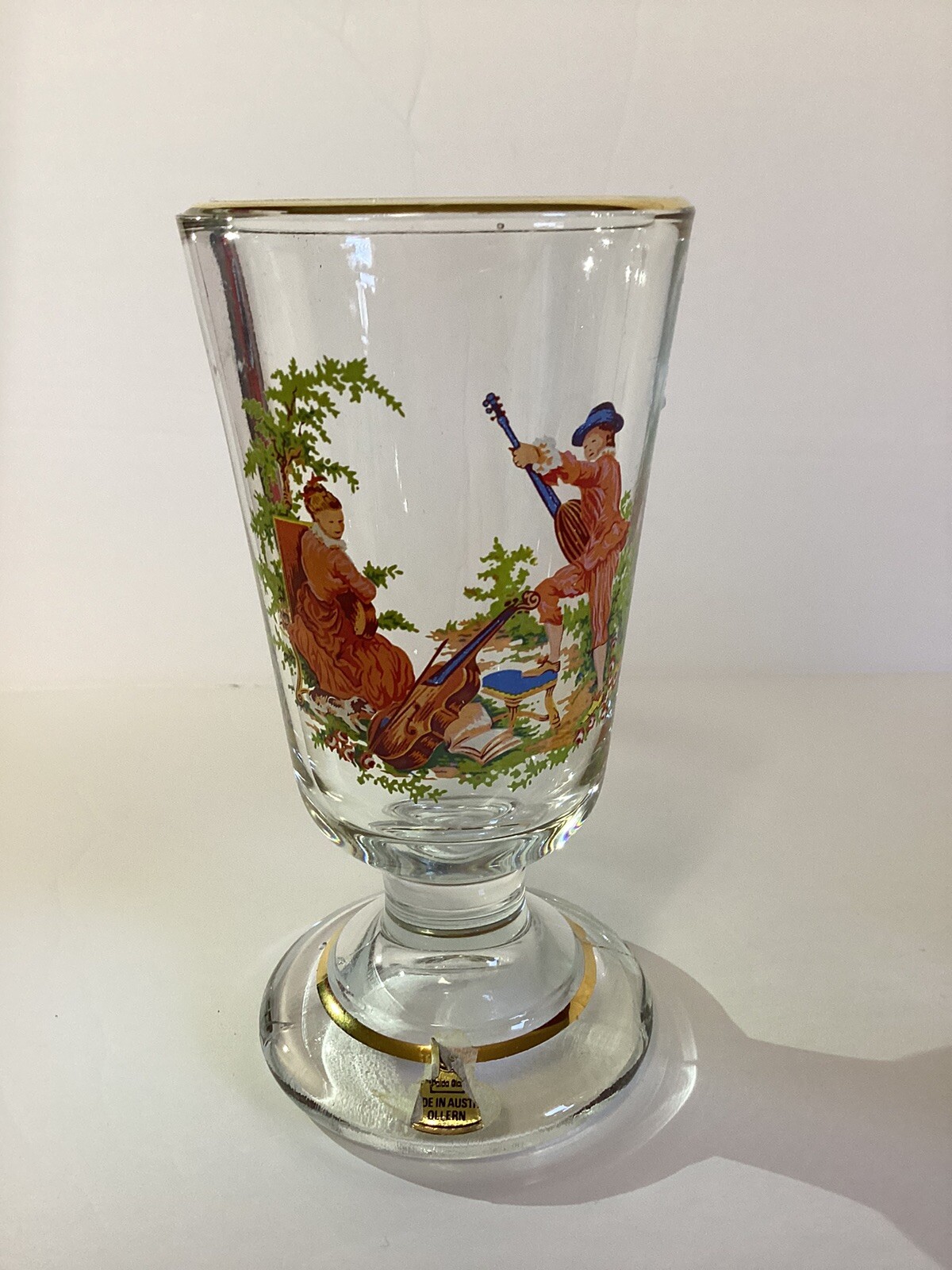 Vintage Set Of Cocktail Glasses Australia Ollern Palda Glas. Gold