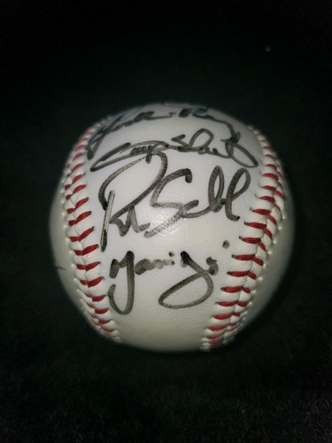 Florida Marlins Signed Logo Baseball Various Autographs Sheffield Fernandez Nenn - Picture 2 of 6