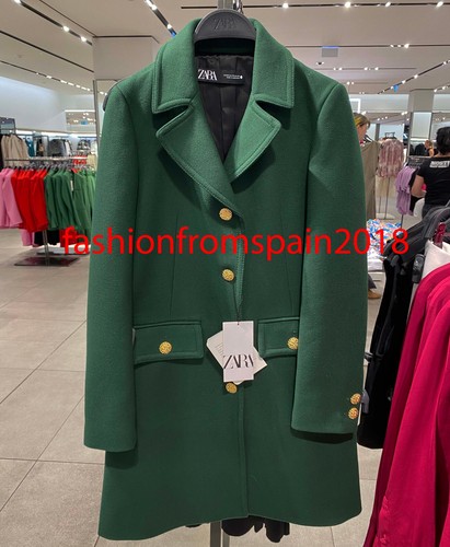 ZARA NEW WOMAN TAILORED WOOL COAT 