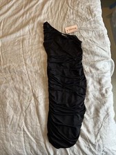 Misguided black dress size 2