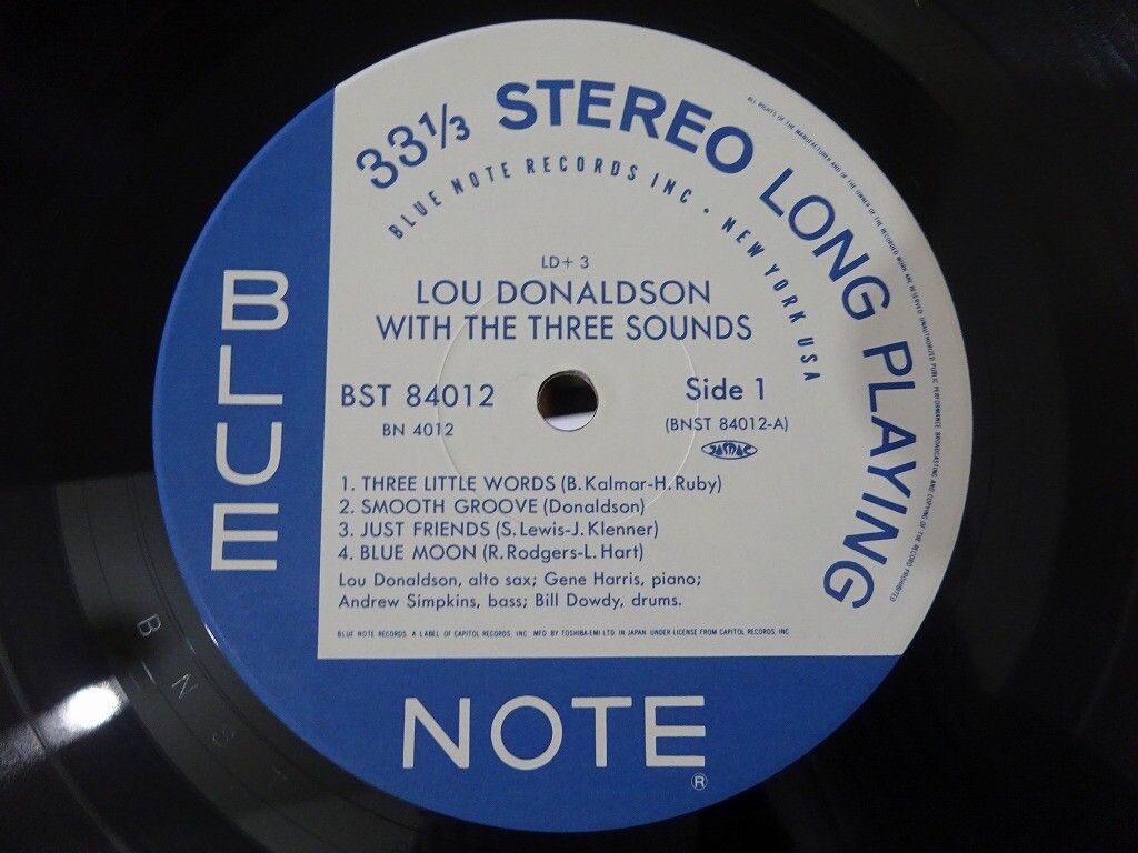 洋楽 Lou Donaldson LD+3 Blue Note 4012 Lou Donaldson with