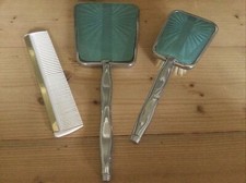 1950’s  Vanity Brush, Mirror & Comb Set