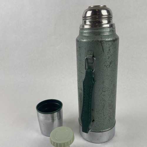 Vintage Aladdin Stanley A-944DH 1 Quart Green Thermos With Handle Made in USA - Picture 17 of 24