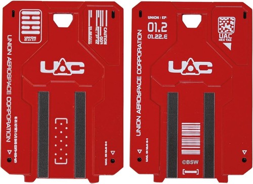 DOOM Eternal Red UAC Key Card Figure Official Limited Edition 5" Metal Replica - Picture 7 of 9