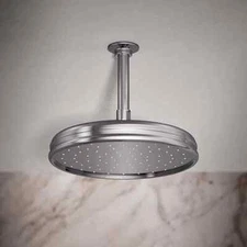 Kohler K-13693-G-CP 1.75 GPM Single Function Rain Shower Head with Katalyst Air