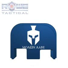 Rowe Tactical Rear Slide Cover Plate for Glock Gen 1-5 - Blue - Molan Labe I