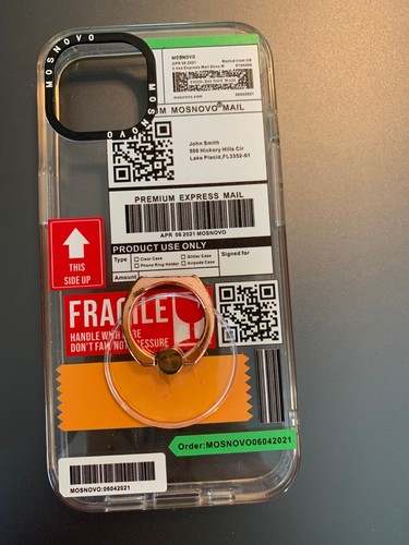 Iphone 13  hard case- Shipping Label