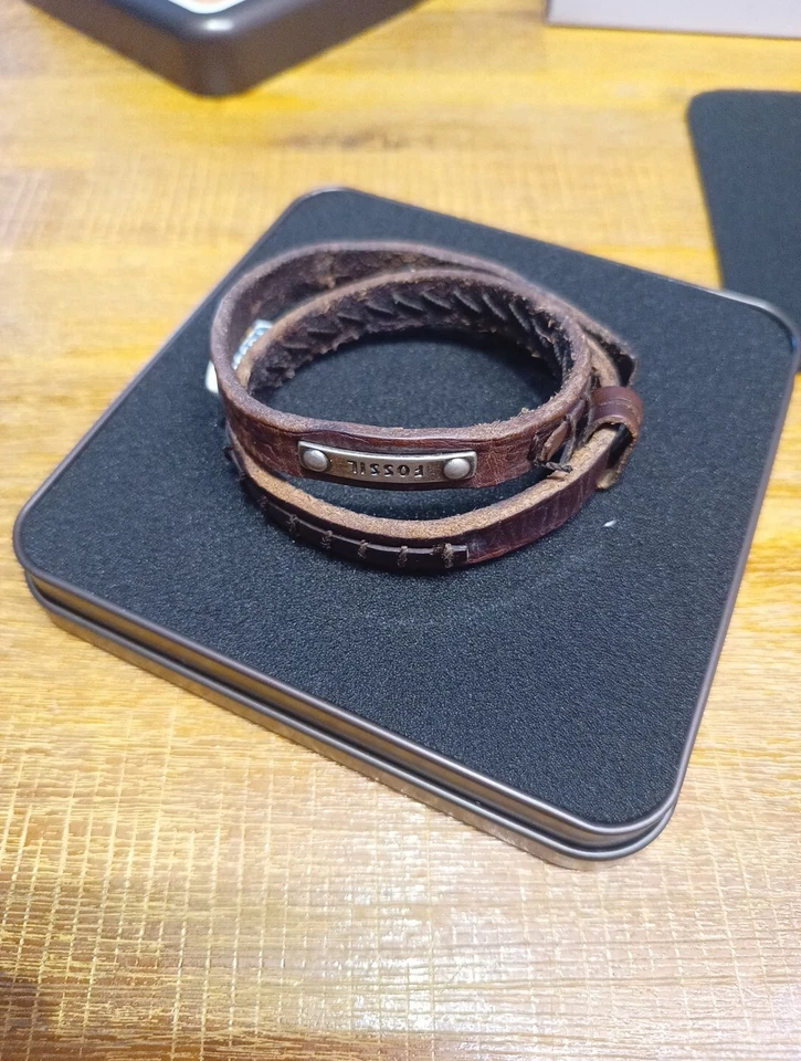 Fossil ARMBAND Band Herren, Leder, OVP - Bild 2 von 4