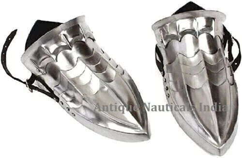 Mittelalterliche Stahl Sabatons LARP Reenactment Rüstung Cosplay Schuhe Rüstu... - Bild 2 von 9