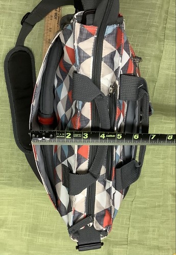 SKIP HOP DUO SIGNATURE Diaper Bag Baby Diaper Bag with Changing Pad in Triangles - Picture 12 of 12