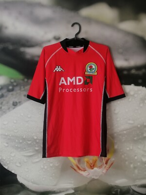 Blackburn Rovers 2002 - 2003 away vintage football shirt jersey Kappa #4 size S