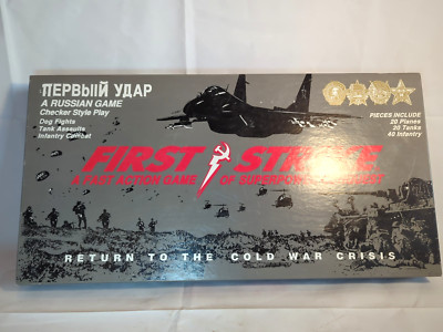 Rare First Strike Board Game ~ By Sun Games Made In USA
