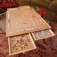 Bits And Pieces - Standard Size Wooden Puzzle Plateau-smooth Fiberboard Work ... on sale Bits And Pieces - Standard Size Wooden Puzzle Plateau-smooth Fiberboard Work ... on sale