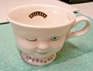 Baileys Irish Cream Winking Lady Cup Signed Helen Hunt  