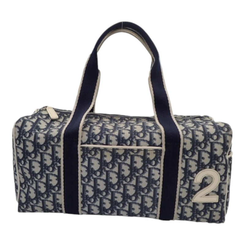 Christian Dior Trotter Pouch 【2】Navy Dior Navy Blue Monogram Trotter No. 2 Bumbag Waist Pouch