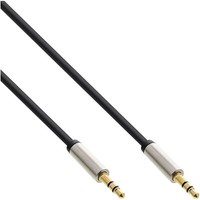 Inline® Slim Audio Kabel Klinke 3,5Mm St/St, Stereo, 1M