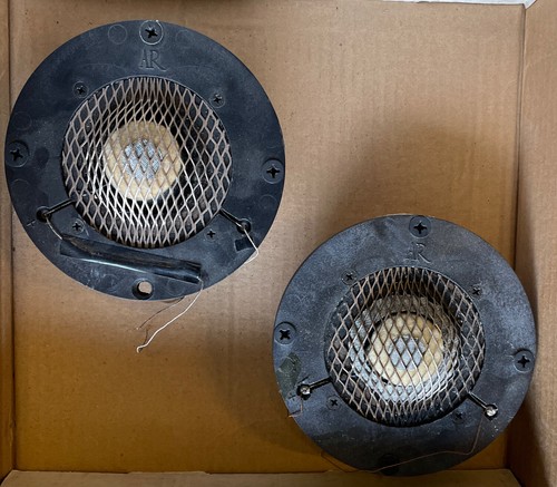 Vintage AR Acoustic Research AR-11  200010-1 Dome Mids Pair - Used