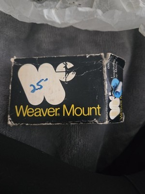 NOS Weaver Scope Mounts 09030 1'' Detachable Top Mount