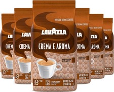 Lavazza Crema E Aroma Coffee Beans, Pack of 6, 6 x 1000g