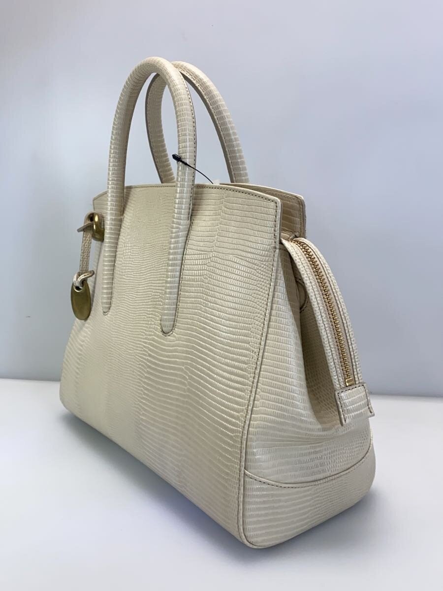 TOFF&LOADSTONE Handbag Leather CRM Jolly Lizard View 2