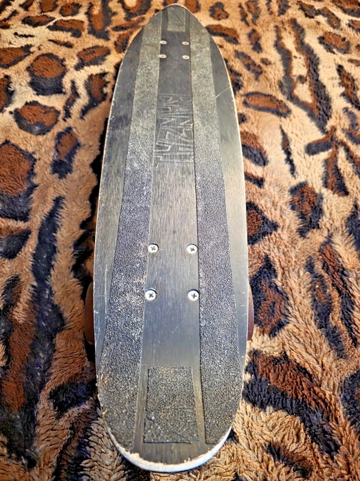 Monopatín vintage años 70 negro aluminio Banzai - 2 ruedas Cadillac y 2 RSI Stoker Foto 3 de 4