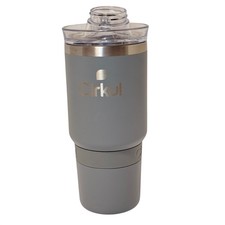 Cirkul Gray Insulated Stainless Steel Tumbler 40oz Matte Water Bottle