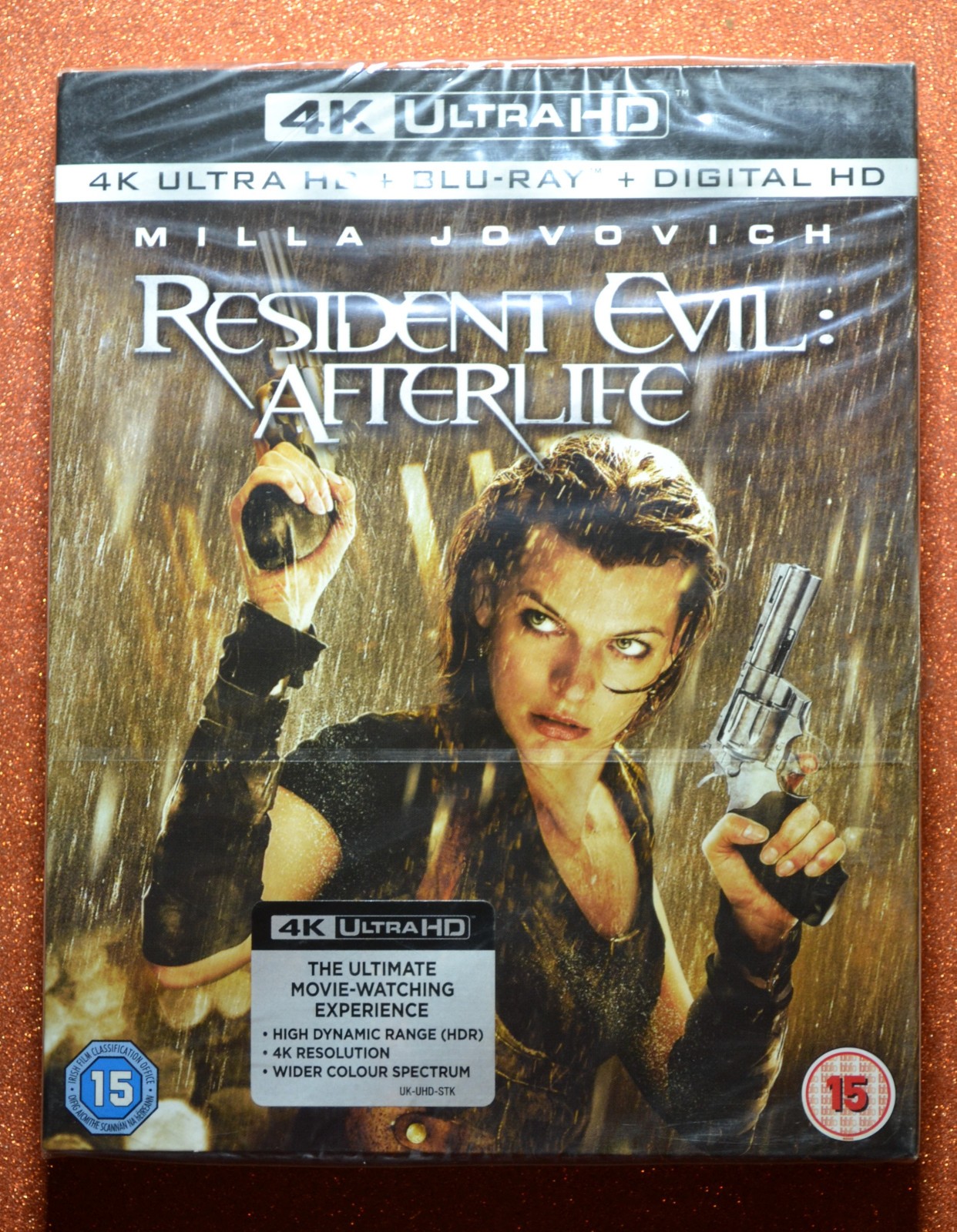 New & Sealed UK Release: 4K Resident Evil Afterlife 4K + Bluray with Slip Cover
