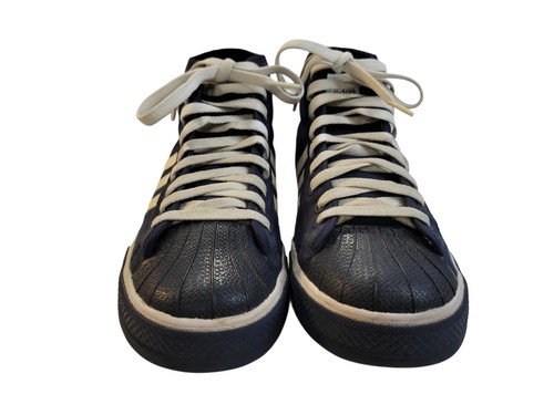 Adidas Originales NZA Shell Hombres Talla 11 Zapatos Tenis Azul 581934 Alto Top - Imagen 4 de 8