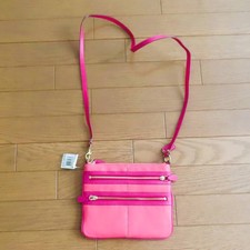 Good condition COACH shoulder bag pink dimensions 19 23cm ladies with tag