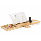 Tranquil Beauty Premium Bath Caddy | Natural Sustainable Bamboo Bath Tray