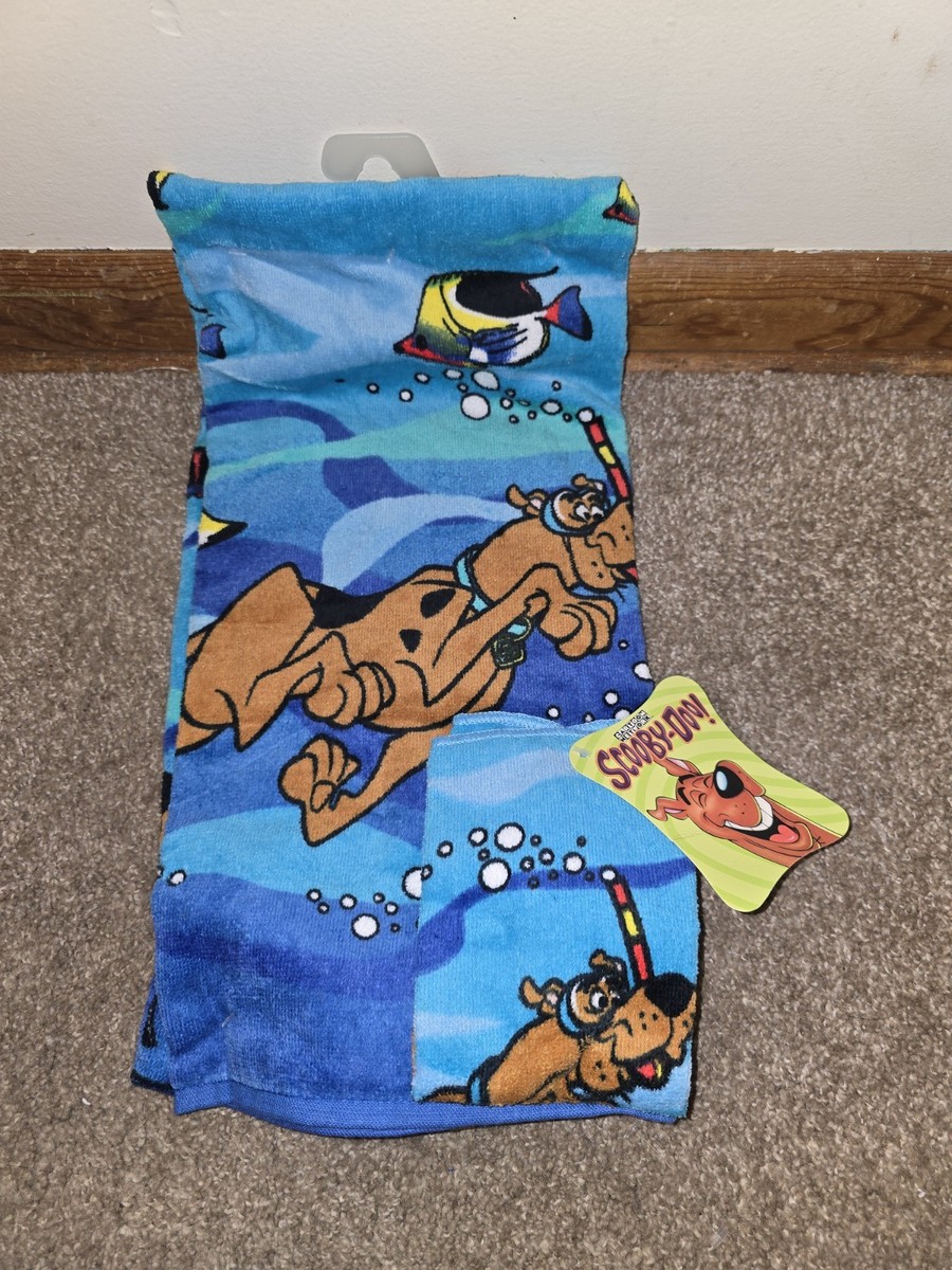 VINTAGE Scooby Doo Rare Bath Towel Set Washcloth Beach 2000 Jay