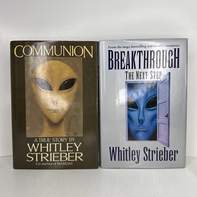 Communion by Whitley Strieber (1987, Hardcover) 1st Edition/Print +Breakthrough