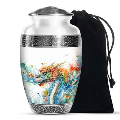 Dark Dragon Urns for Ashes Adult Father, Cremation Urn (10 Inch)