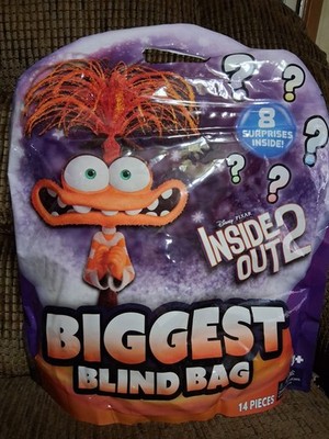 Inside Out 2 Biggest Blind Bag 8 Surprises! 2025 Plush Toy Bracelet Disney Pixar