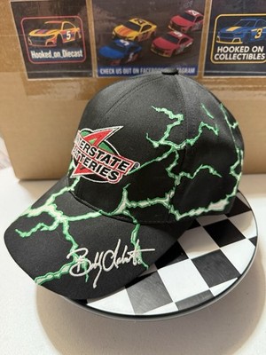 VINTAGE NASCAR Hat Cap BOBBY LABONTE INTERSTATE BATTERIES STRAPBACK NWOT