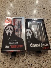 NEW Glamlite Ghost Face Lip Kit Trio! RARE! HTF! Limited Ed! HORROR HALLOWEEN