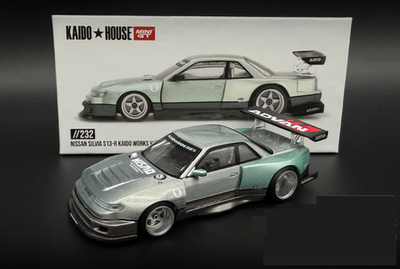 MINI GT 街道ハウス　 HOUSE MINI PROTOTYPE　チェイス Chase! Kaido House x Mini GT 1:64 Nissan Silvia S13-R KAIDO WORKS