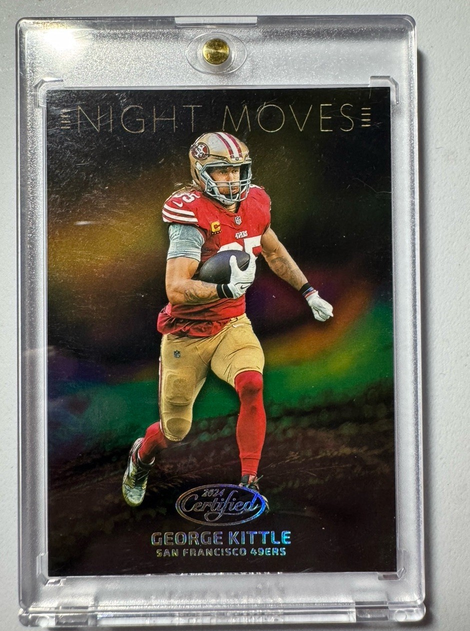 2024 Panini Clearly Donruss George Kittle Night Moves Case Hit San Francisco SSP