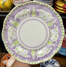 Vietri Pottery-Campagna Style Pattern 10 Inch Plate Made/Painted by hand-Italy