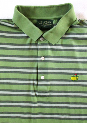 The Masters Shirt Men's L Large Golf Polo Amen Corner Vintage Preppy Pima Cotton