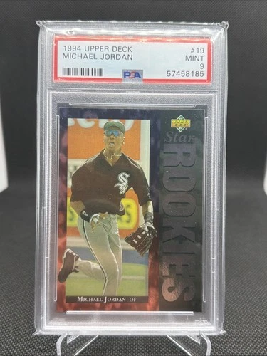 1994 Upper Deck Michael Jordan Card #19 Rookie Card PSA 9 MINT