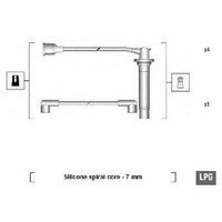 ZüNdleitungssatz FüR Fiat Ducato 230 244 280 290 2.0 88 Bis 06 Magneti Teil RFL