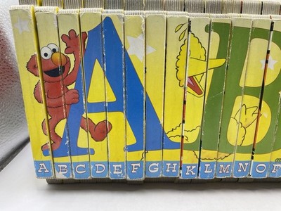 Sesame Street ABC Book Set Interlocking Individual Letter READ | eBay
