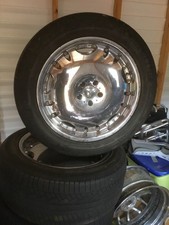 Crome Mercedes 19 Rims With Tires 4 Each Crome Mercedes 19 Rims With Tires 4 Each