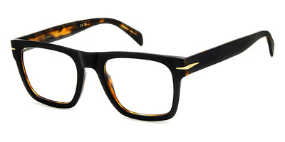 David Beckham DB 7020/FLAT Eyeglasses Men Black Havana 53mm New 100% Authentic