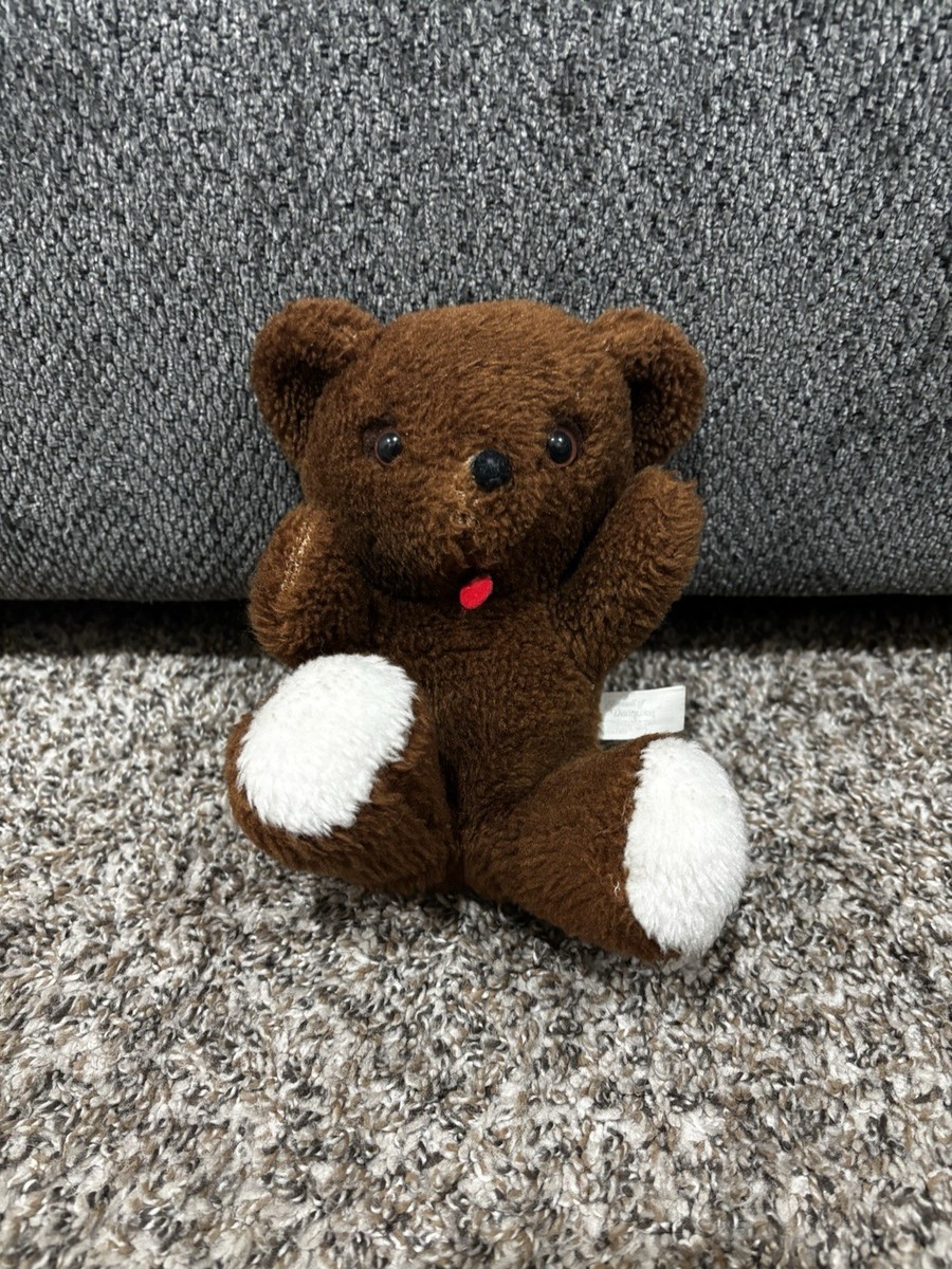 Vintage Knickerbocker Teddy Bear Brown Plush 7