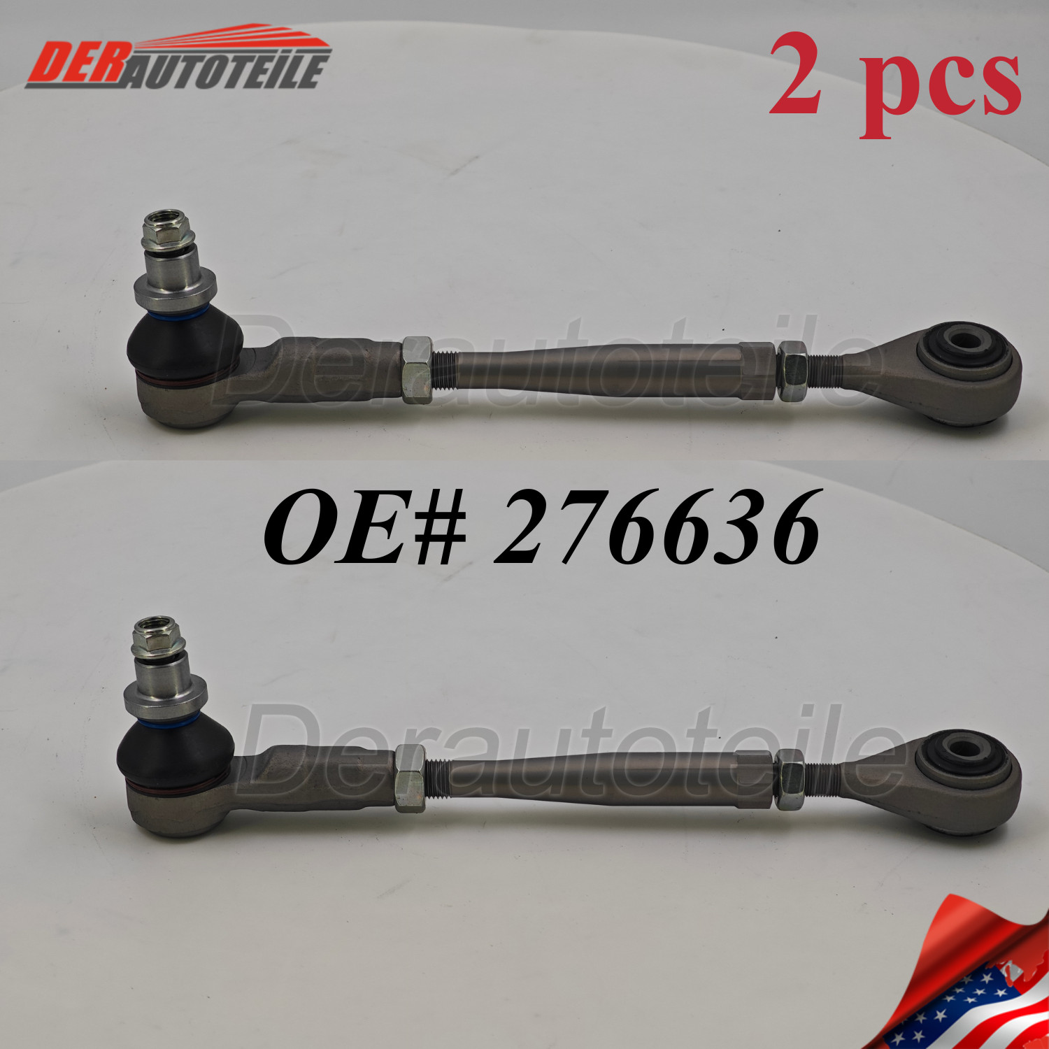 2 PCS Rear Tie Rod Control Arm Fit Maserati GranTurismo Quattroporte 4.7L 276636