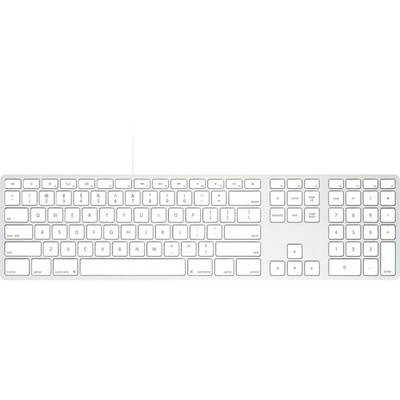 Matias Tastatur Keyboard Mac USB Aluminium US Englisch QWERTY Silber Apple